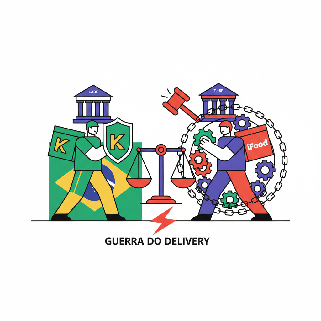 Keeta contesta exclusividade no Cade e TJ-SP; decisões afetam investimento chinês